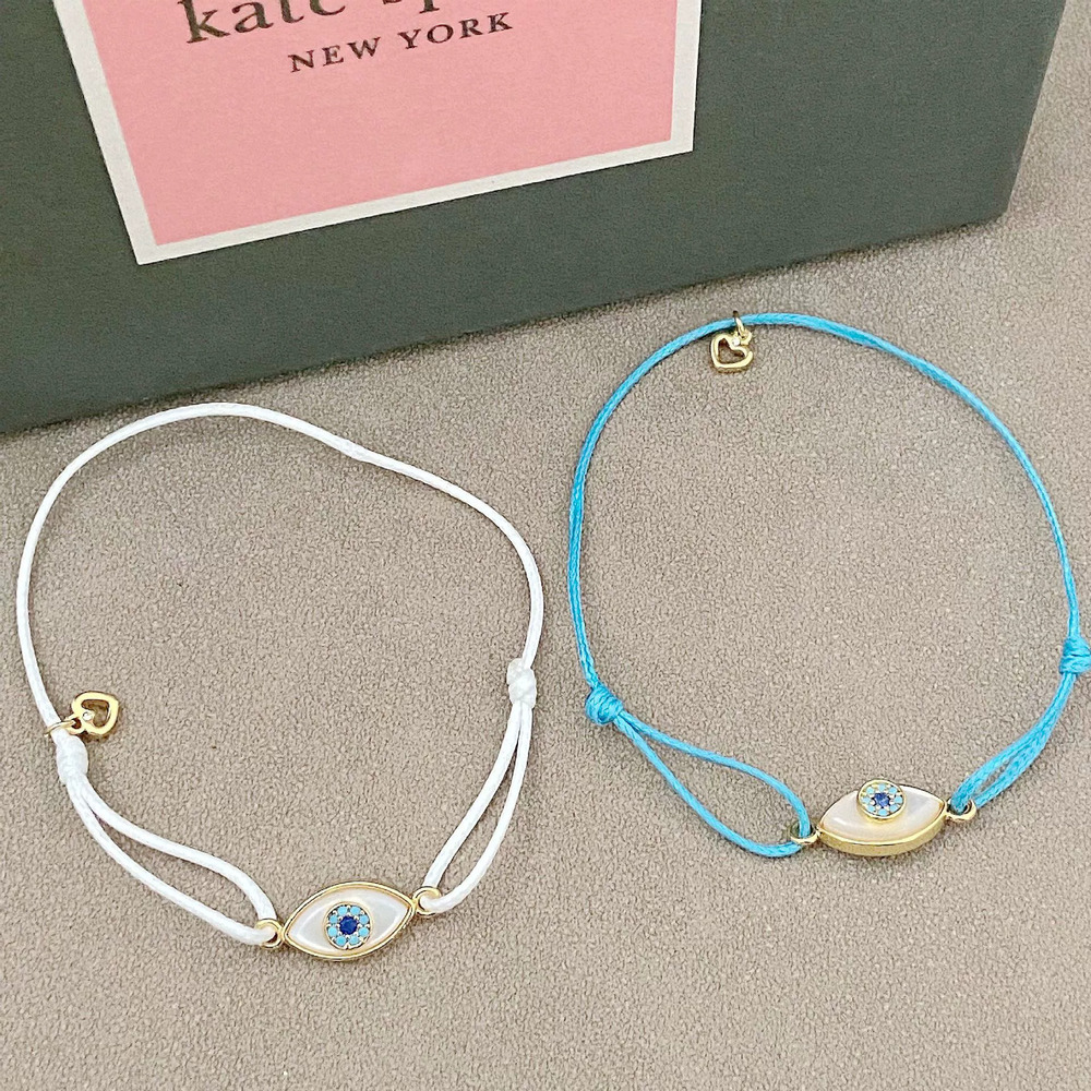 kate spade Evil Eye Handmade Woven Metal Bracelet